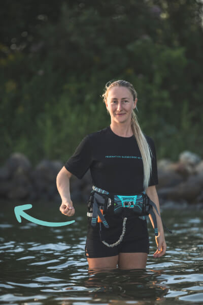 Larguer complètement à l’aide de la leash